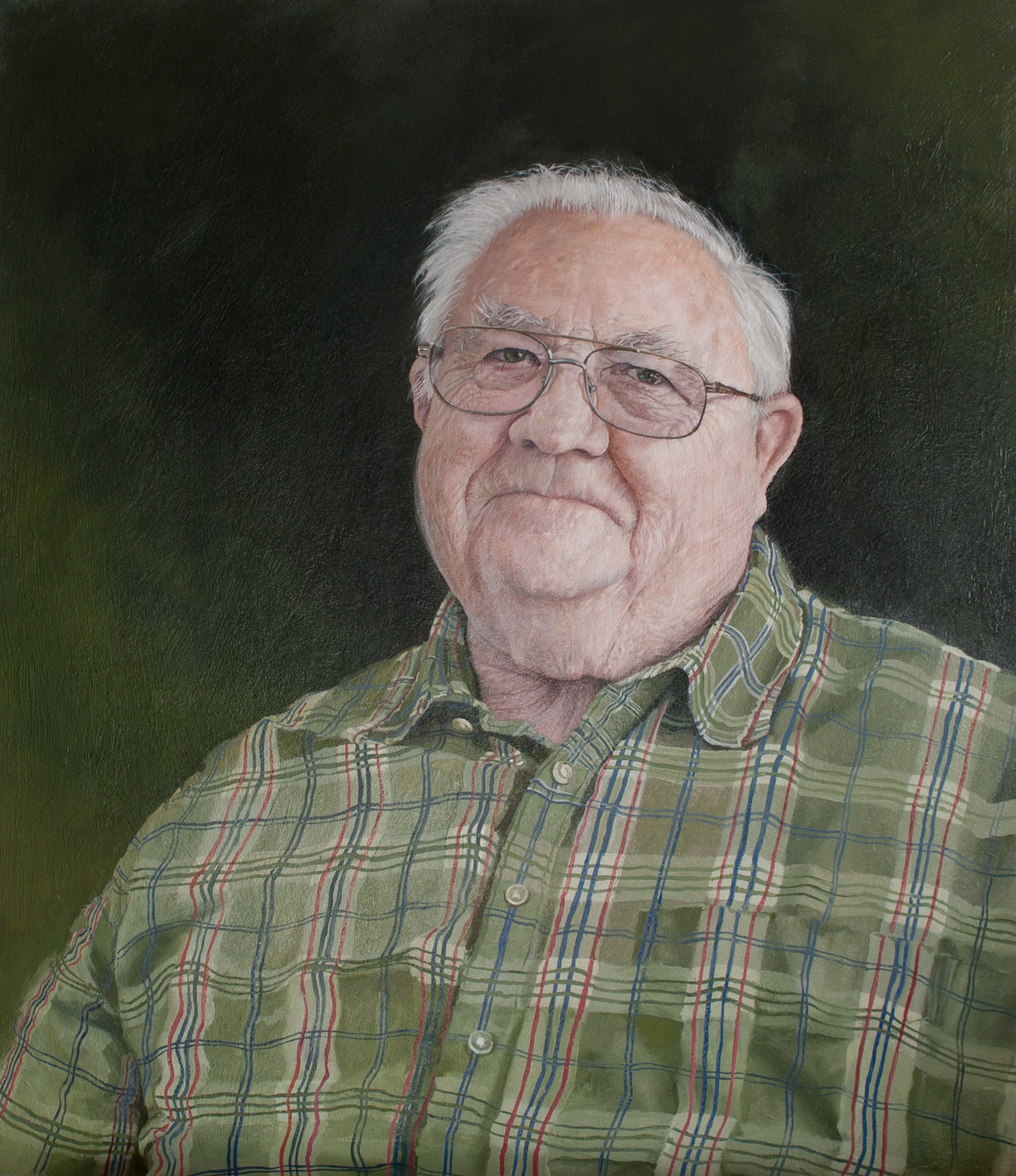 Grandpa Kobabe, Oil on Panel by Tom Wheeler