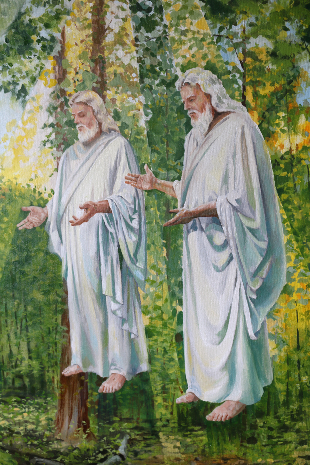 First Vision (detail) - God and Christ. 