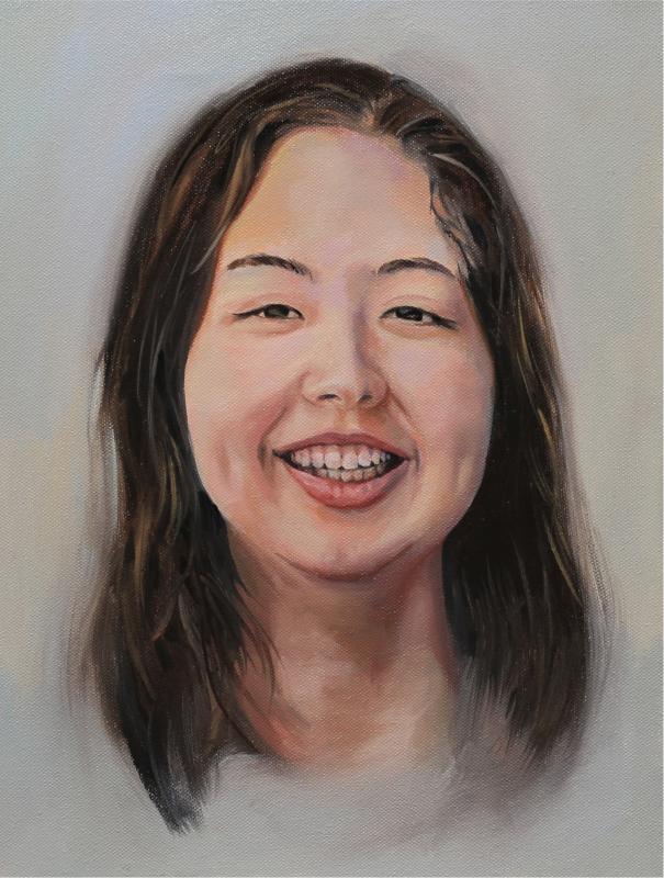 Portrait of a young girl